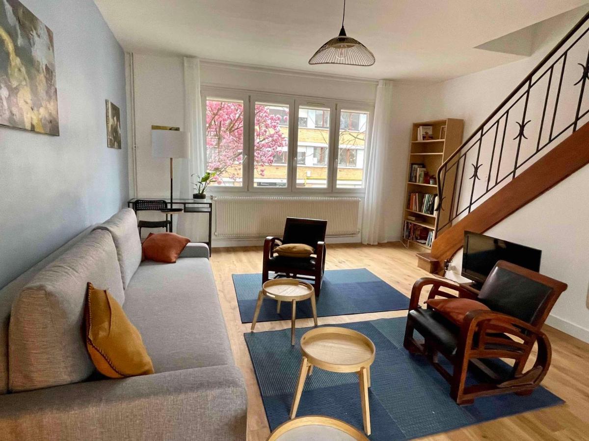 La Chambre Jaune Maison Avec Grande Terrasse Et Garage Prive Villa Lila Exterior foto